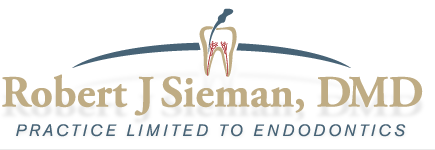 Robert J. Sieman DMD, Practice Limited to Endodontics